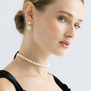 Jennifer Behr Pearl Tie Necklace Multi-use